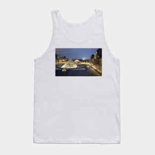 Paris Louvre Museum Courtyard Tank Top